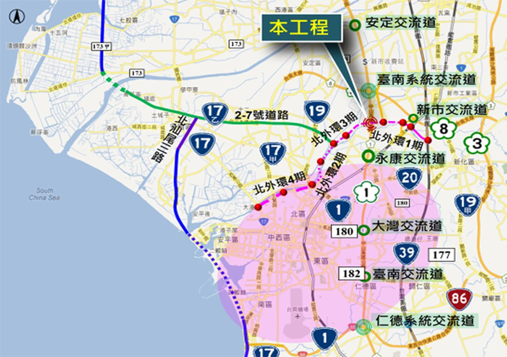 北外環連結國1交流道計畫國發會通過