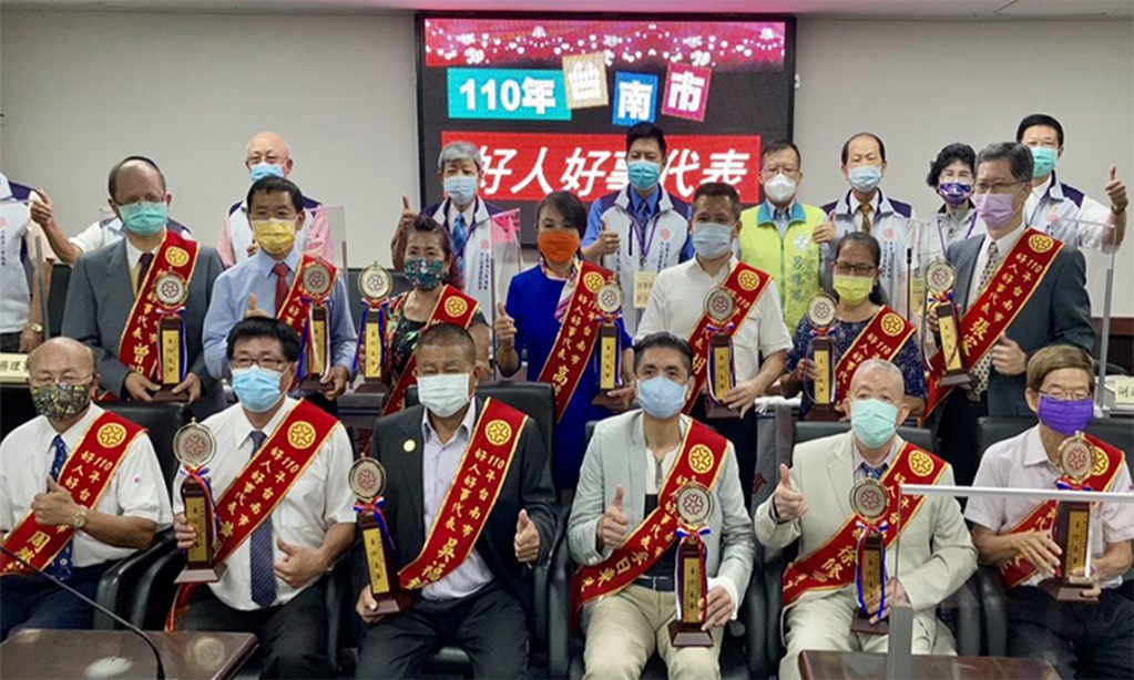 台南市好人好事代表出爐 常務監事胡富文實至名歸